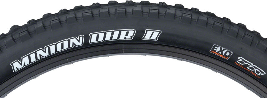 Maxxis Minion DHR Ii Tire 29 X 2.4 Folding Dual Exo Wide Trail Tubeless Black