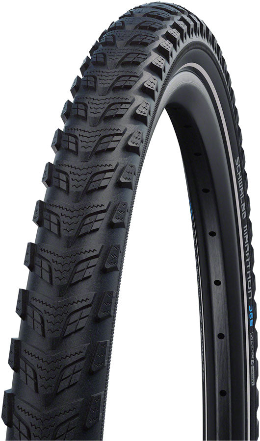Pack of 2 Schwalbe Marathon 365 Tire - 26 x 2.0, Clincher, Wire, Black/Reflective, Performance Line, GreenGuard, Addix 4Season,