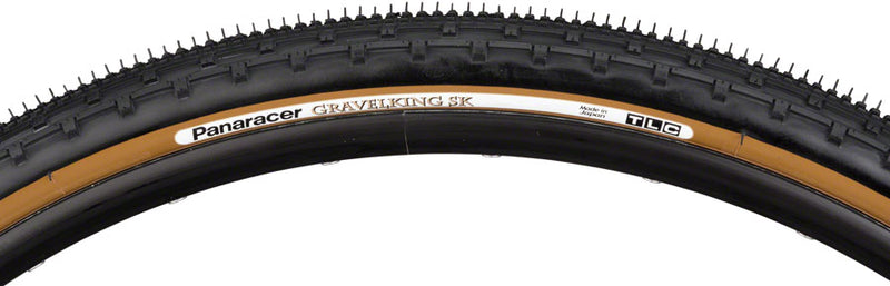Load image into Gallery viewer, Panaracer GravelKing SK Tire 700 x 32 Tubeless Folding Black/Brown Road Bike
