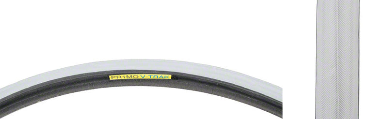 Load image into Gallery viewer, Pack of 2 Primo Wheelchair Tire 24 x 1 Clincher Wire Gray Smooth Tread
