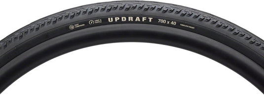 Teravail Updraft Tire - 700 x 40, Tubeless, Folding, Black, Light and Supple, Fast Compound