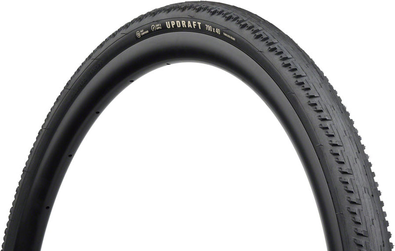 Load image into Gallery viewer, Teravail Updraft Tire - 700 x 40, Tubeless, Folding, Black, Durable, Fast Compound

