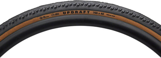 Teravail Updraft Tire - 700 x 35, Tubeless, Folding, Tan, Durable, Fast Compound