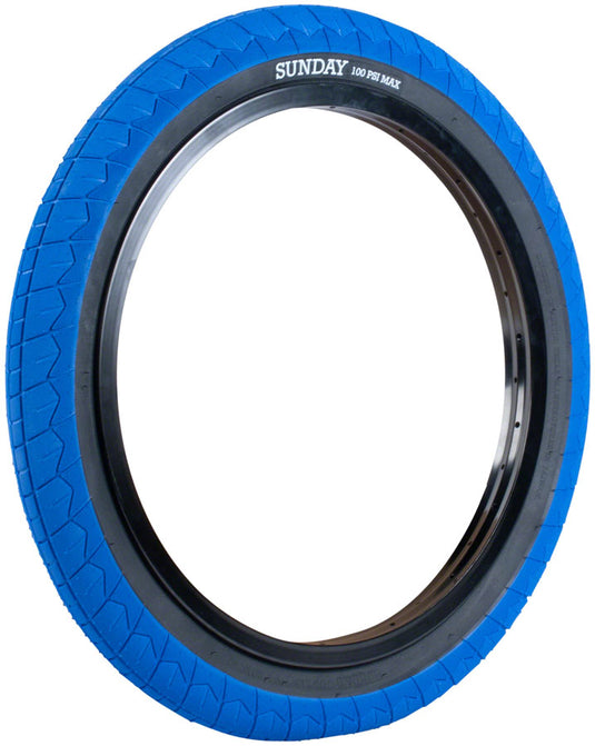 Pack of 2 Sunday Current V2 Tire 20 x 2.4 Clincher Wire Blue/Black