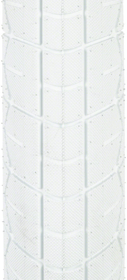 Load image into Gallery viewer, Sunday Current V2 Tire 20x2.4 Clincher Wire White/Blk BMX| Grippy tread pattern
