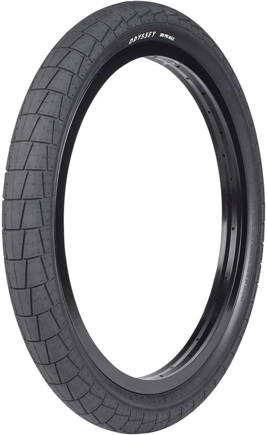 Odyssey Broc Tire 20 x 2.25 Clincher Wire Black Reflective BMX Bike