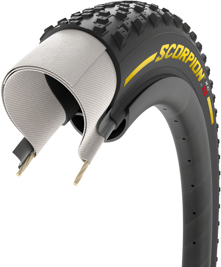 Load image into Gallery viewer, 2 Pack Pirelli Scorpion XC RC Tire 29 x 2.2 Tubeless Folding Yellow Label
