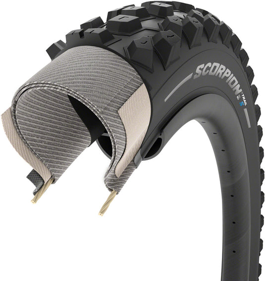 Pirelli Scorpion Trail S Tire - 29 x 2.4 Tubeless Folding Black ProWall