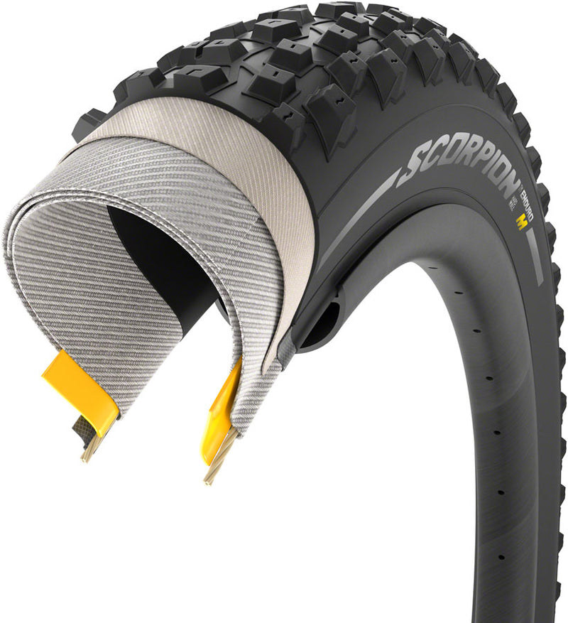 Load image into Gallery viewer, Pirelli Scorpion Enduro M Tire - 29 x 2.6 Tubeless Folding Black HardWall
