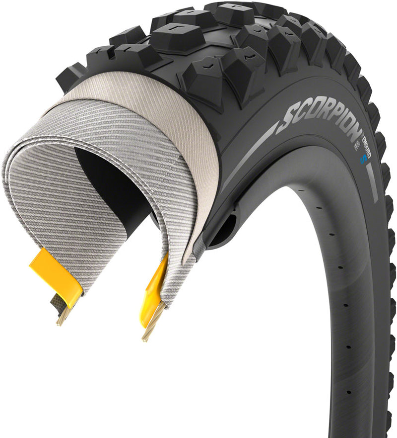 Load image into Gallery viewer, Pirelli Scorpion Enduro S Tire - 27.5 x 2.6, Tubeless, Folding, Black
