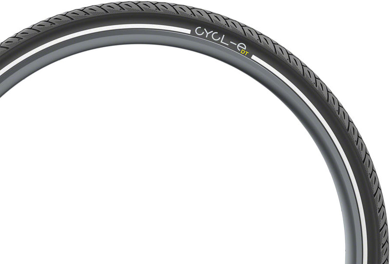 Load image into Gallery viewer, Pirelli Cycle DT Tire 700 x 42 Clincher Wire Black Reflective Touring Hybrid
