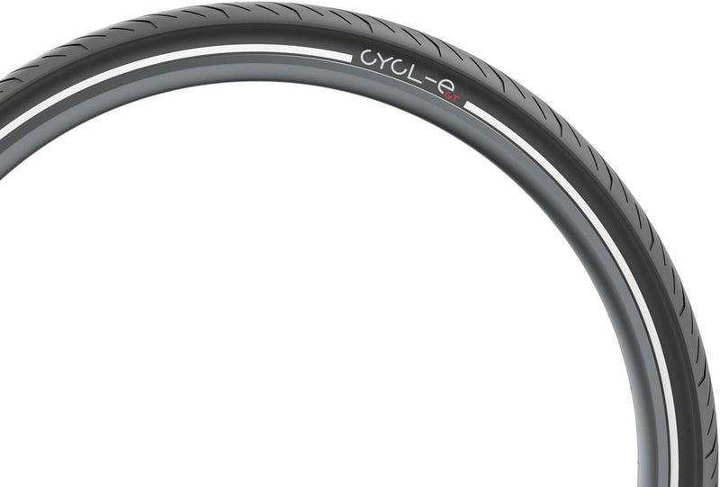Load image into Gallery viewer, Pirelli Cycle GT Tire 700 x 37 Clincher Wire Black Reflective Touring Hybrid
