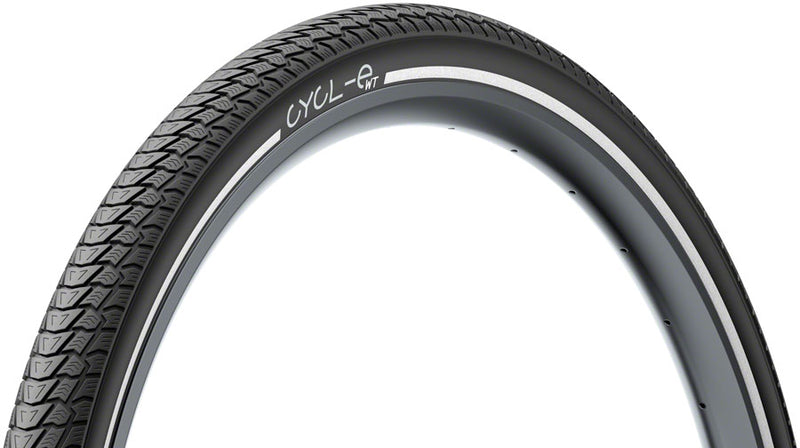 Load image into Gallery viewer, Pirelli Cycle WT Tire 700 x 37 Clincher Wire Black Reflective Touring Hybrid

