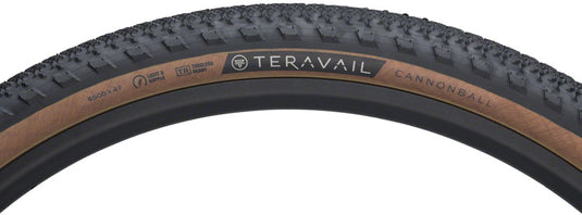 Teravail Cannonball Tire 650b x 47 Tubeless Folding Tan Light and Supple