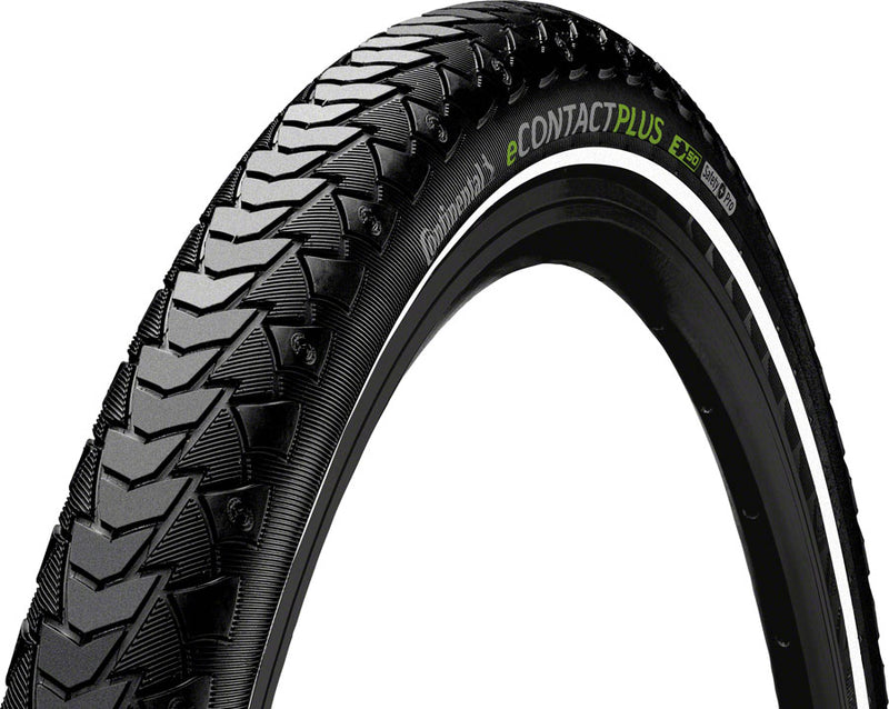 Load image into Gallery viewer, Continental eContact Plus 700c x 55 / 29 x 2.2 E-Bike Tire Bundle with SafetyPlus Pro Breaker, Puncture-Resistant Clincher, Reflective Sidewall
