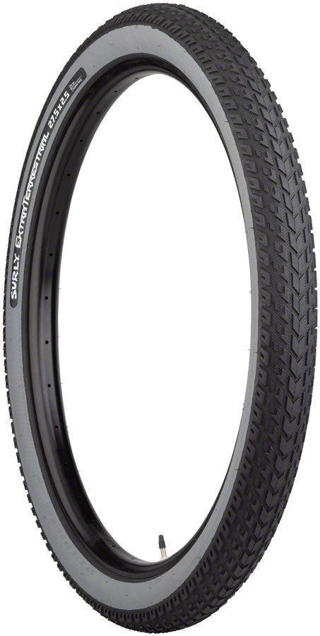 Load image into Gallery viewer, Surly ExtraTerrestrial Tire 27.5 x 2.5 Tubeless Folding Black/Slate 60tpi

