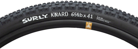 Surly Knard Tire 650b x 41 TPI 60 PSI 75 Tubeless Folding Black Gravel