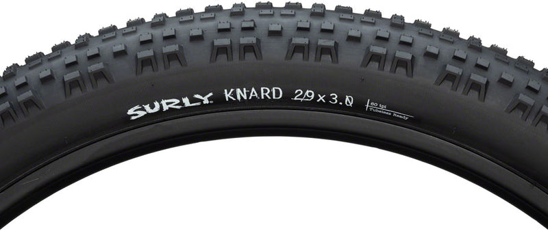 Load image into Gallery viewer, Surly Knard Tire 29 x 3 PSI 35 TPI 60 Tubeless Folding Black Mountain Bike
