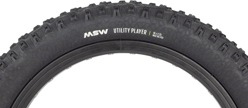Load image into Gallery viewer, MSW Utility Player Tire - 16 x 2.25, Black, Folding Wire Bead, 33tpi
