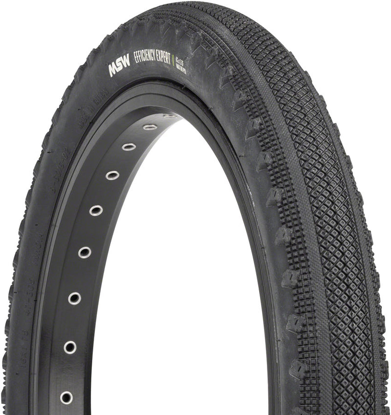 Load image into Gallery viewer, Pack of 2 MSW Efficiency Expert Tire - 16 x 1.75, Black, Rigid Wire Bead, 33tpi
