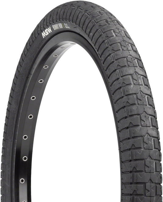Pack of 2 MSW Bunny Hop Tire - 20 x 2.0, Black, Rigid Wire Bead, 33tpi