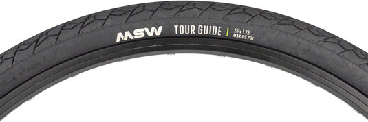 MSW Tour Guide Tire - 26 x 1.75, Black, Rigid Wire Bead, 33tpi