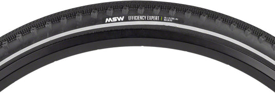 MSW Efficiency Expert Tire - 29 x 1.75 / 700 x 45, Black, Folding Wire Bead, Puncture Protection, Reflective Sidewalls,