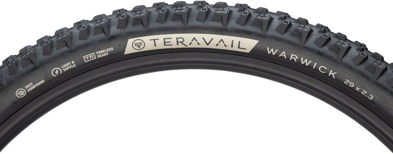 Load image into Gallery viewer, Teravail Warwick Tire 29 x 2.3 Tubeless Folding Black Durable Grip Compund
