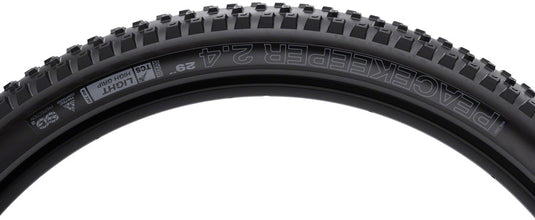 WTB Peacekeeper Tire - 29 x 2.4, TCS Tubeless, Folding, Black/Tan, Light/Fast Rolling, TriTec, SG