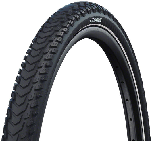 Pack of 2 Schwalbe Marathon Mondial Tire - 26 x 2.00, Clincher, Wire, Black/Reflective, Performance Line, RaceGuard, Double