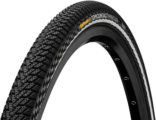 Pack of 2 Continental Top Contact Winter II Premium Tire - 700 x 35, Clincher, Folding, Black/Reflex, Vectran Breaker, E50
