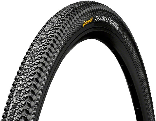 Pack of 2 Continental DoubleFighter III Tire - 700 x 35, Clincher, Wire, Black, Sport