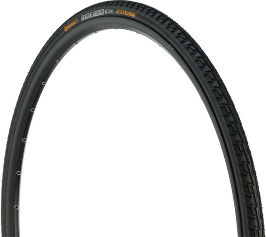 Pack of 2 Continental Ride Tour Tire 700 x 28 Clincher Wire Black