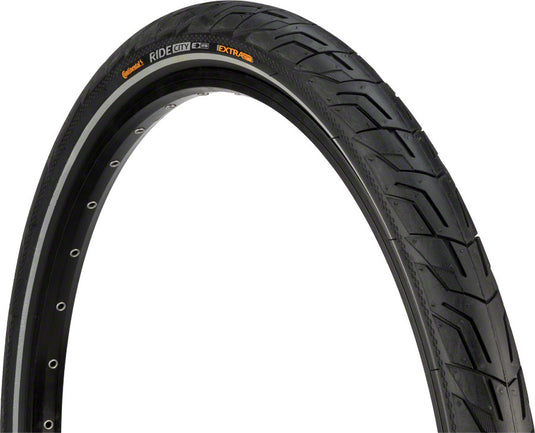 Continental Ride City Tire - 700 x 42, Clincher, Wire, Black/Reflex, ExtraPuncture Belt, E25