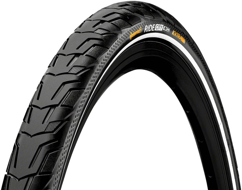 Load image into Gallery viewer, Pack of 2 Continental Ride City Tire - 700 x 47, Clincher, Wire, Black/Reflex, ExtraPuncture Belt, E25
