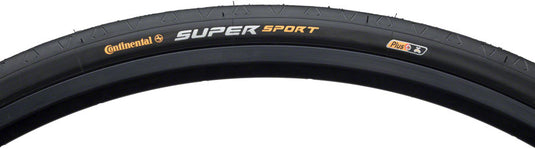 Continental Super Sport Plus Tire - 700 x 23, Clincher, Folding, Black, Plus Breaker