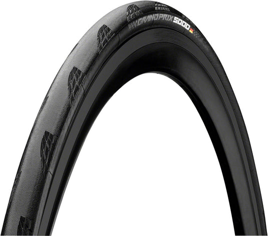 Pack of 2 Continental Grand Prix 5000 Tire - 700 x 28, Clincher, Folding, Black, BlackChili, Vectran Breaker, LazerGrip, ACT