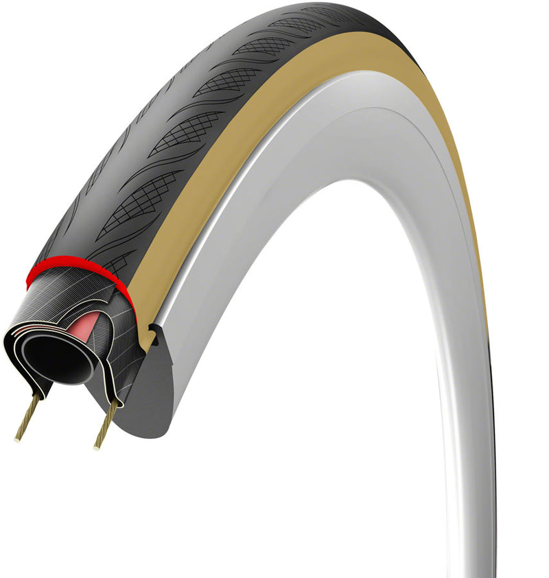 Load image into Gallery viewer, Vittoria Rubino V Tire - 700 x 30, Clincher, Folding, Black/Tan, 1C Graphene + Silica, G2.0
