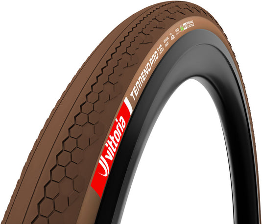 Vittoria Terreno Pro T10 Hardpack Tubeless Gravel Tires 700x35 - Eco, Recycled Materials, Superior Grip & Speed