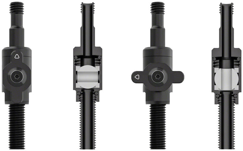 Load image into Gallery viewer, Muc-Off Big Bore Lite Tubeless Valve Stems - Small, 30mm, Black
