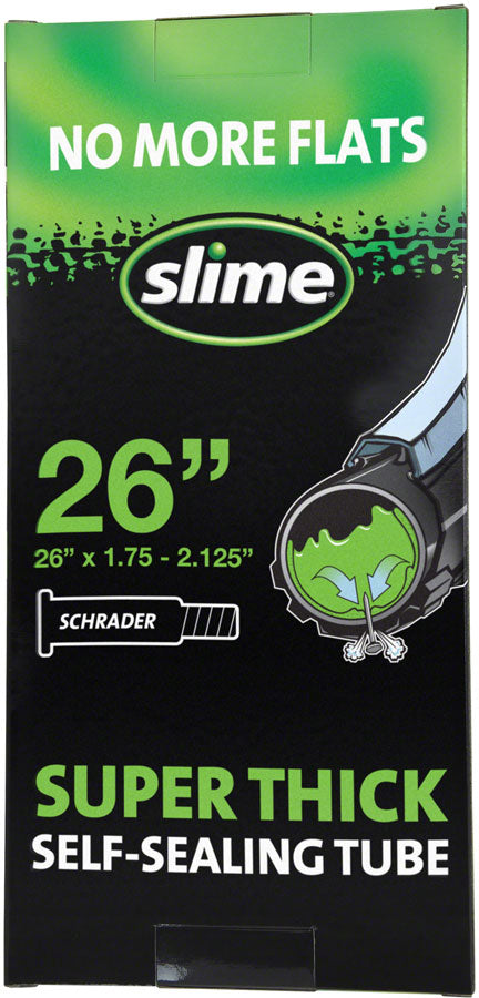 Slime Thick Smart Tube - 26 x 1.75 - 2.125, Schrader Valve