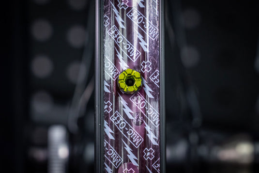 Muc-Off V2 Tubeless Valve Kit - Green, 60mm, Pair 4mm Machined Allen Key Slot