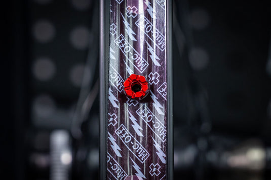 Muc-Off V2 Tubeless Valve Kit - Red, 44mm, Pair 4mm Machined Allen Key Slot