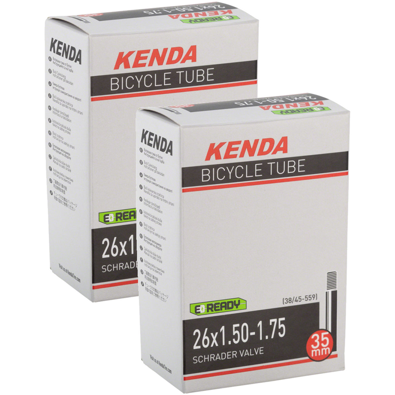 Load image into Gallery viewer, Kenda-Schrader-Tube-Tube-TU4235PO2-Bicycle-Tubes
