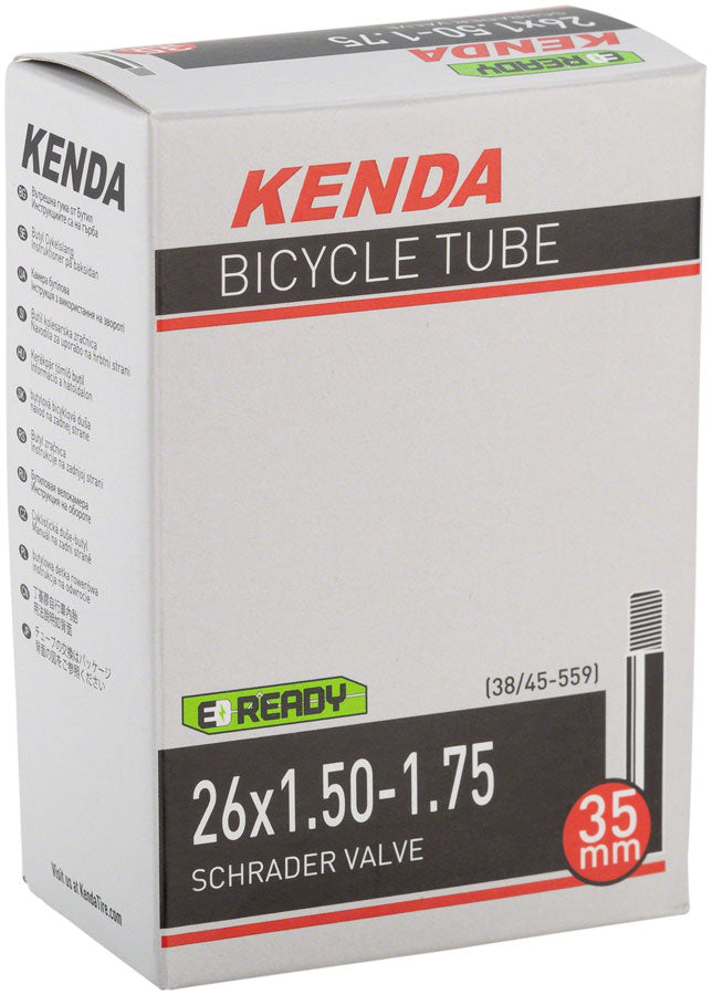 Load image into Gallery viewer, 2 Pack Kenda 26" x 1.5-1.75" Schrader Valve Tube Bicycle Tire Tube Mountain Bike
