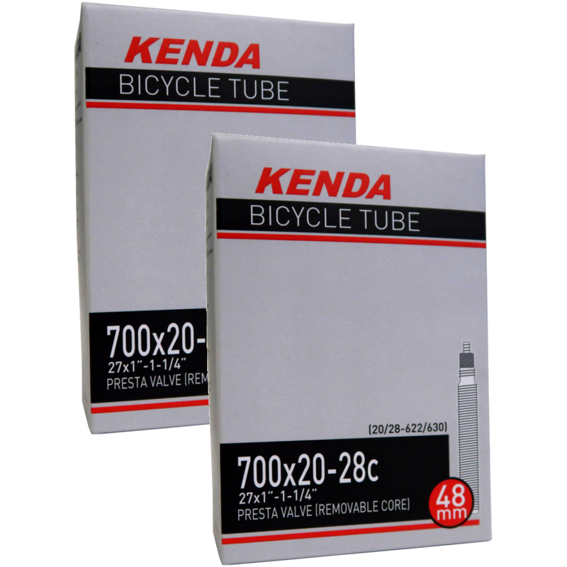 Load image into Gallery viewer, Kenda-Presta-Valve-Tube-Tube-TU4280PO2-Bicycle-Tubes
