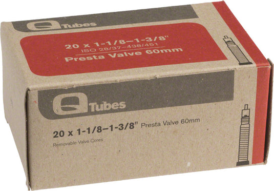 Teravail Standard Tube - 20  x  1-1/8 - 1-3/8, 60mm Presta Valve
