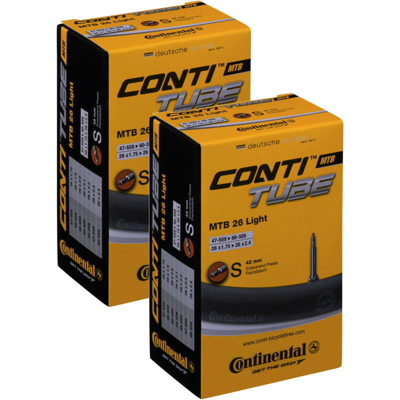 Load image into Gallery viewer, Continental-Lightweight-Presta-Tube-Tube-TU9240PO2-Bicycle-Tubes
