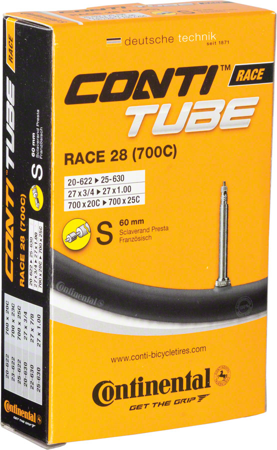 Load image into Gallery viewer, Premium Continental 700x20-25mm Butyl Standard Tubes with Removable Presta Valves Seamless, Durable, and Lightweight Cycling Tubes

