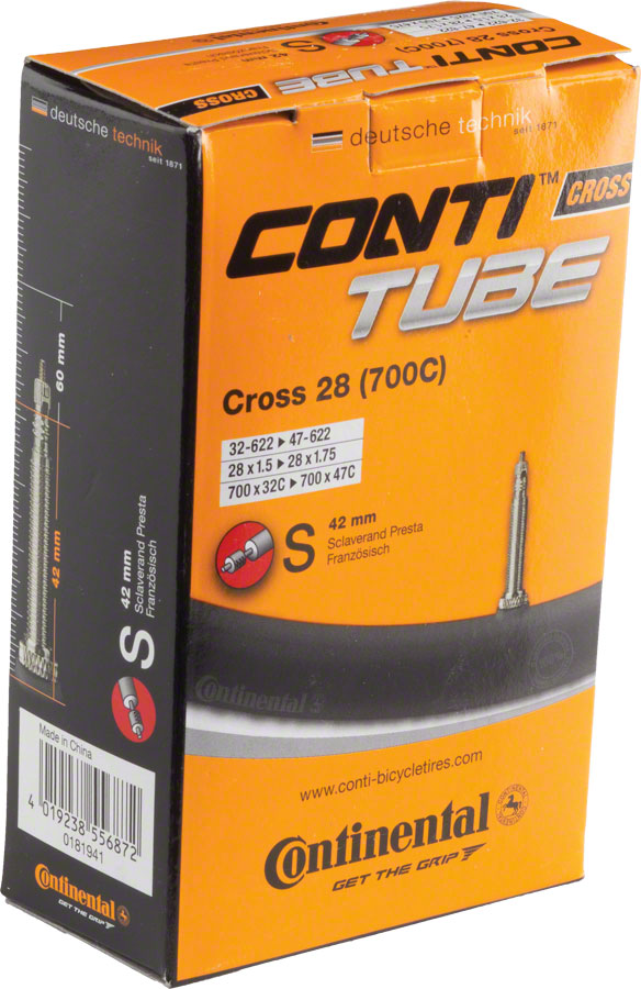 Load image into Gallery viewer, ContiStandard 700x32 Bike Tubes with Removable Valve Durable Butyl, Seamless Construction, Road/All-Terrain Compatibility
